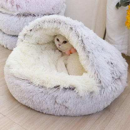CozyPaws 2-in-1 Katzen- und Kleinhundebett