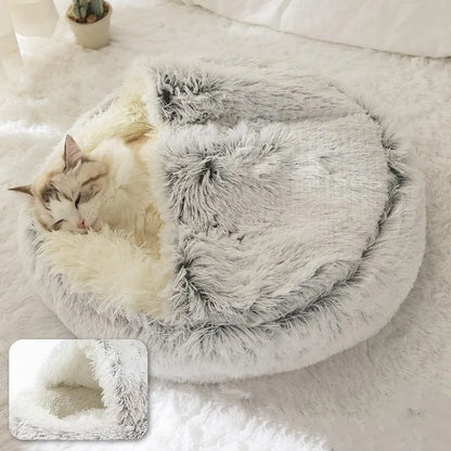 CozyPaws 2-in-1 Katzen- und Kleinhundebett