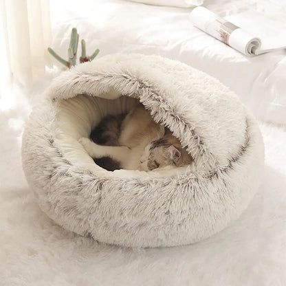 CozyPaws 2-in-1 Katzen- und Kleinhundebett