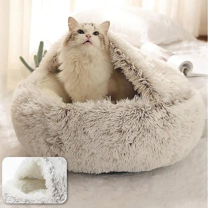 CozyPaws 2-in-1 Katzen- und Kleinhundebett