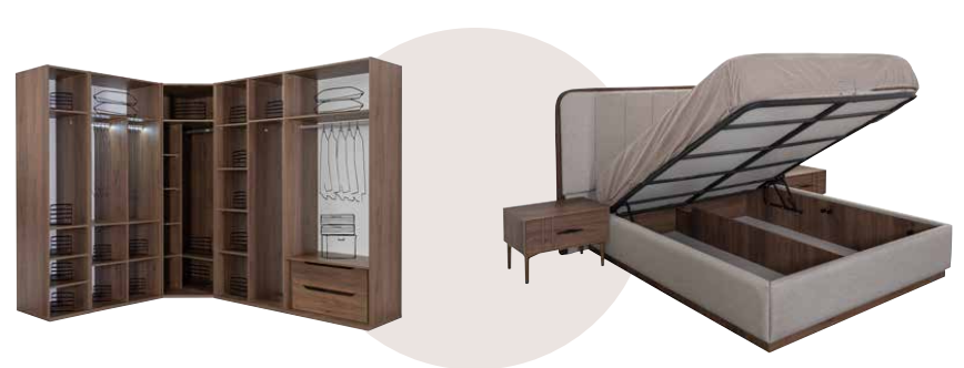 "Retro" Schlafzimmer Set