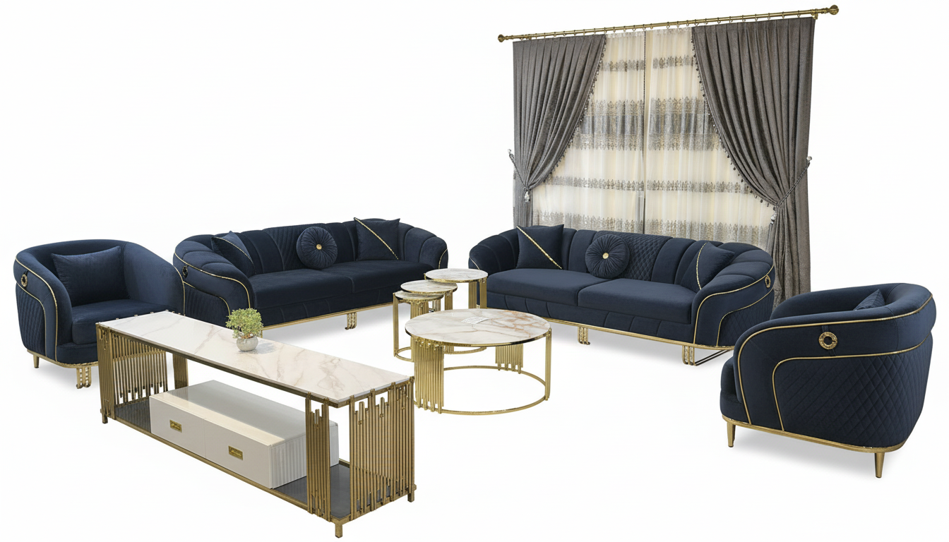 Komplettpaket Schlafzimmer + Wohnzimmer