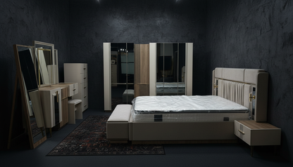 Komplettpaket Schlafzimmer + Wohnzimmer